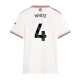 Arsenal Ben White #4 Replike Rezervni Dres za Ženska 2025-26 Kratak Rukav